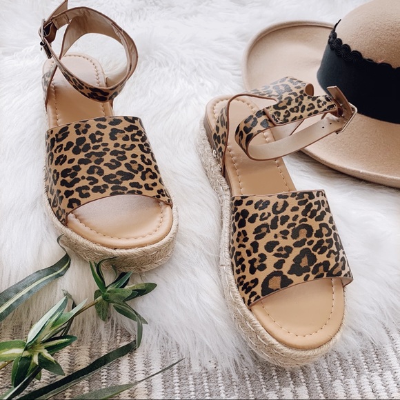 Shoes - 🎃SALE🎃 Leopard Espadrilles
